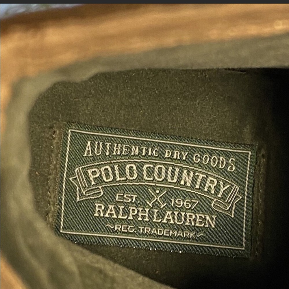 Classic Authentic Men’s Ralph Lauren Polo Ranger Boots, Sz 9.5 NWOT - Picture 7 of 8